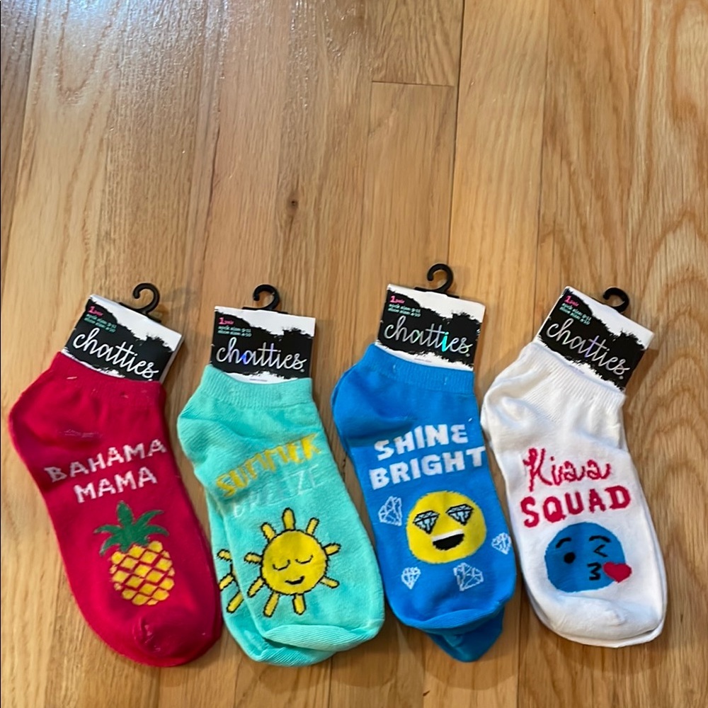 Colorful Chatties Ankle Socks Set